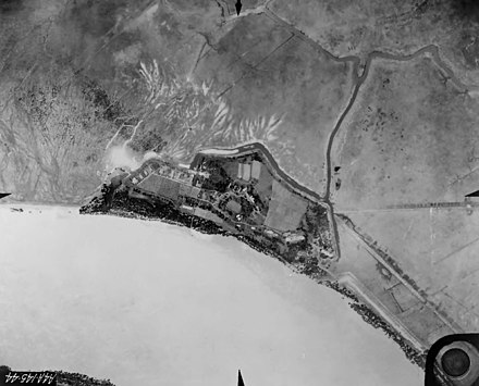 Fort St. Philip from the air in 1935.