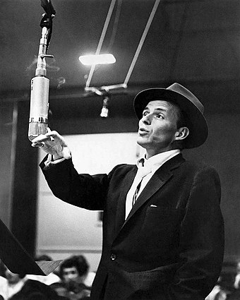 Frank Sinatra (c. 1955), an early pop album artist