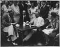 Franklin D. Roosevelt, E.J.Flynn, L.M.Howe, G.Forbush, and Nancy Cook in Hyde Park, New York - NARA - 195646.jpg