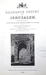Vignette pour Ordnance Survey of Jerusalem