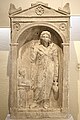 Funerary stele of Ammia Biboulia, priestess of Isis, 2nd - 3rd cent. A.D. Archaeological Museum of Piraeus.