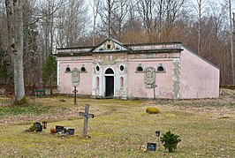 Kapel op het kerkhof van Pöide