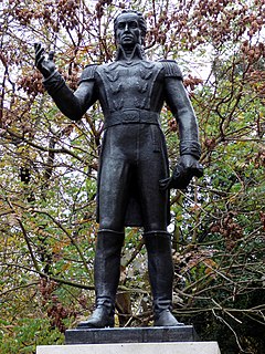 Statue of Simón Bolívar, London
