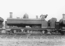 No. 1824 as rebuilt with Belpaire firebox and pannier tanks GWR 1813.png