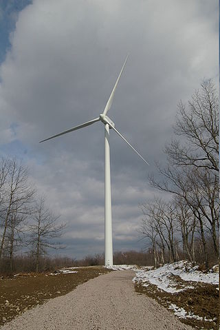 <span class="mw-page-title-main">Bear Creek Wind Power Project</span> Wind farm in Pennsylvania, USA