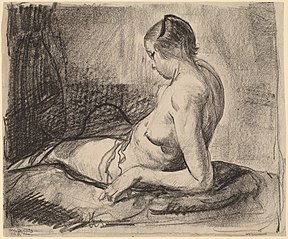 Nude Girl Reclining