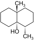 Thumbnail for File:Geosmin Structural Formulae.svg