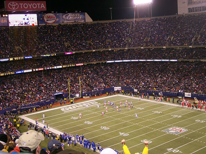 Giants Stadium was home to the Giants from 1976 to 2009. Giants Stadium.jpg