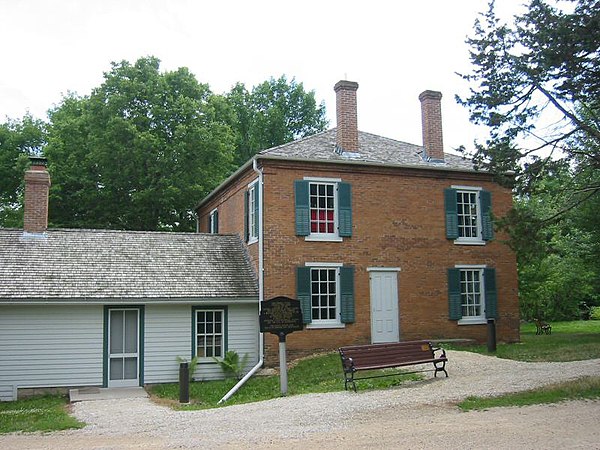 Built in 1856 on the bluffs of the Minnesota River, the Gideon H. Pond House is now listed in the National Register of Historic Places.