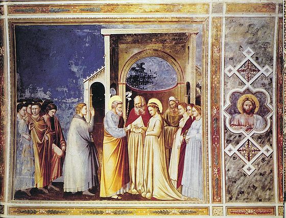 The Marriage of the Virgin (1304–1306) by Giotto (Scrovegni Chapel)