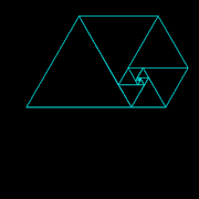 Triangolo equilatero gnomone di un pentagono