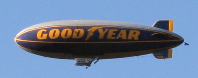 The Goodyear blimps are non-rigid airships.