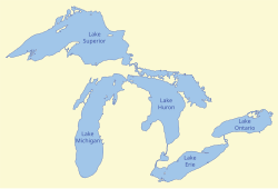 Lake Admiralty, Great Lakes'de yer almaktadır.