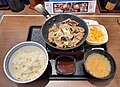 吉野家の鉄板牛カルビ定食