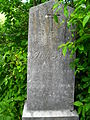 The grave of János Düh, Boreča