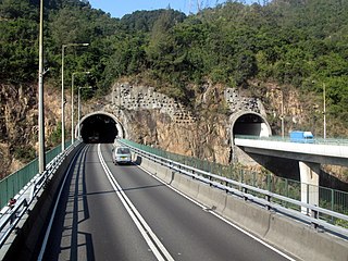 <span class="mw-page-title-main">Shing Mun Tunnels</span> Road tunnels in New Territories, Hong Kong