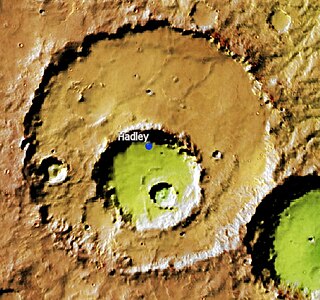 Hadley (crater) crater on Mars