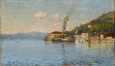 Çengelköy – Eiserner Steg am Bosporus (1890)