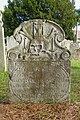 18th-century gravestone at the Church of St Mary the Virgin in Bexley.