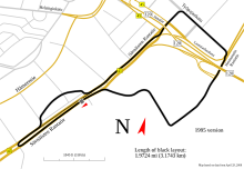 Helsinki Thunder track map--1995 version.svg