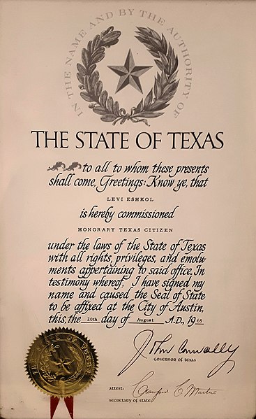 File:HonoraryTexasCitizen-LeviEshkol.jpg