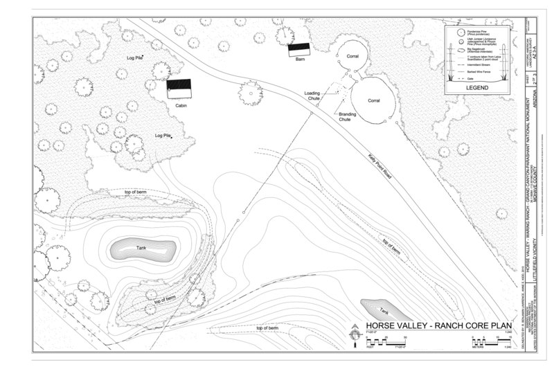 File:Horse Valley - Ranch Core Plan - Horse Valley Ranch, Littlefield, Mohave County, AZ HALS AZ-3-A (sheet 2 of 3).tif