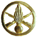 Insigne de béret de l'infanterie.
