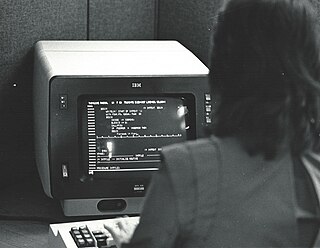 IBM 3270 family of block-oriented computer terminals introduced by IBM in 1971