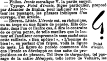 Irony mark as designed by Alcanter de Brahm in a French encyclopedia from 1905 Ironie-Larousse-1897-p329.png