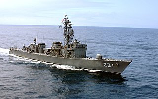 JS <i>Ōyodo</i> Abukuma-class destroyer escort