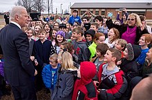 Joe Biden speaking with school children Joe Biden speaking with school children.jpg