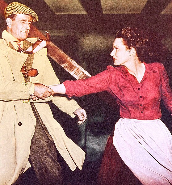 File:John Wayne Maureen O'Hara from lobby card 3.jpg