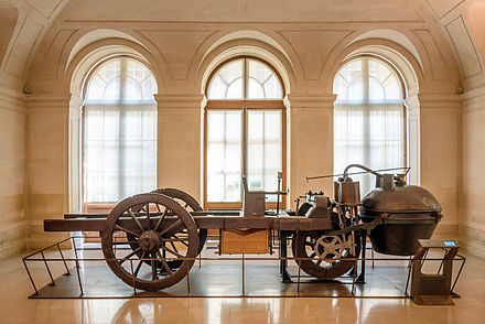 Joseph Cugnot's 1770 Fardier à Vapeur,  the world's first automobile