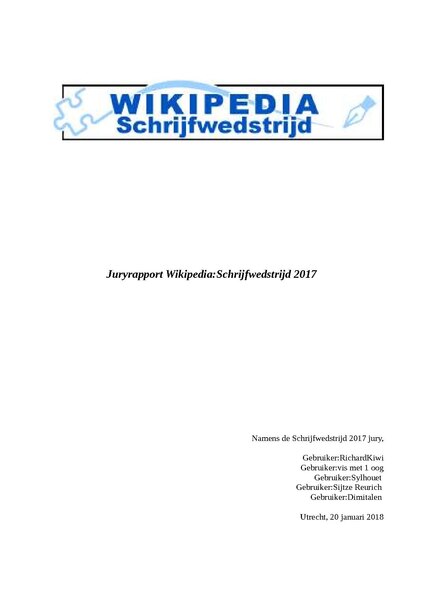 File:Juryrapport Wikipedia Schrijfwedstrijd 2017.pdf
