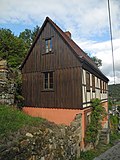 Residential building on a hillside