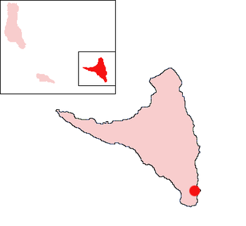 Location of Mramani on the island of Anjouan KM-Anjouan-Mramani.png