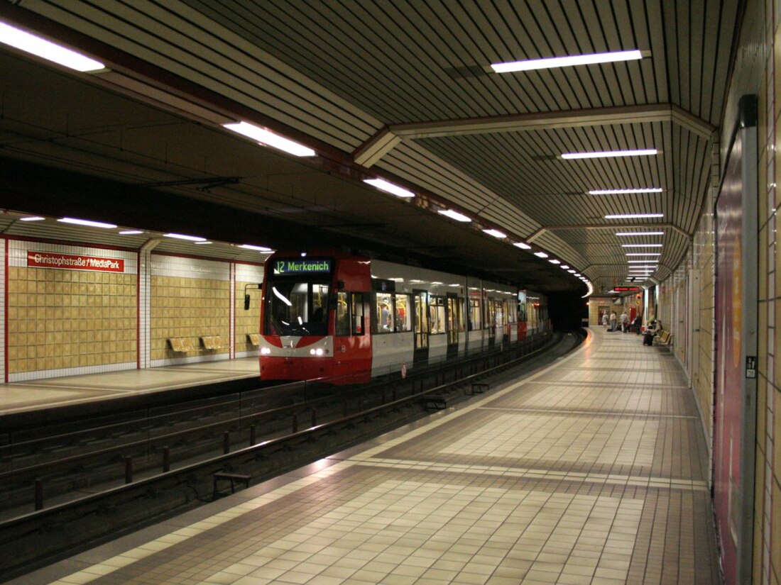 Christophstraße/Mediapark station