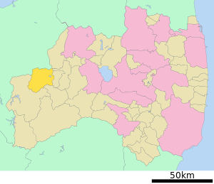 Kaneyama in Fukushima Prefecture Ja.svg