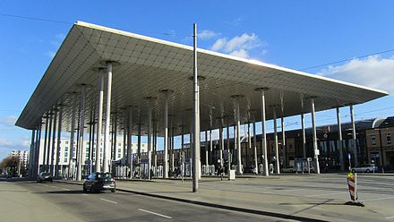 Canopy of the train station Kassel-Wilhelmshöhe