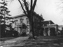 Kildonan Hall was typical in style of the houses that once lined west Sherbrooke Street in the 1840s Kildonan Hall, Montreal.jpg