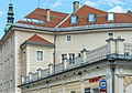 * Nomination Partial view of the new guardhouse on Neuer Platz #2, inner city, Klagenfurt, Carinthia, Austria -- Johann Jaritz 02:46, 24 September 2020 (UTC) * Promotion  Support Good quality. --XRay 03:44, 24 September 2020 (UTC)