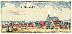 Kloster Lorsch: Historische Namensformen, Geschichte, Weltkulturerbe-Areal Kloster Lorsch