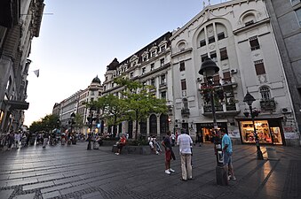 Gågatan Knez Mihailova, Belgrad.