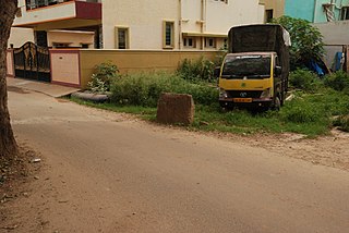 Kodigehalli Neighbourhood in Bangalore, Karnataka, India