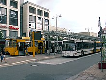 Zentrale Umsteigehaltestelle Heinrichstraße des ÖPNV