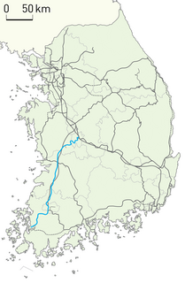 Honam Line railway line in South Korea