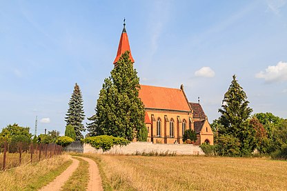 L'église Saint-Laurent.