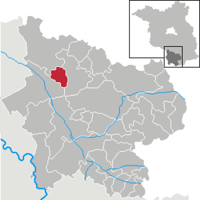 Poziția Kremitzaue pe harta districtului Elbe-Elster