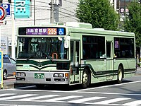 A typical Kyoto Municipal Bus