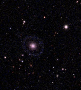 <span class="mw-page-title-main">LEDA 1000714</span> Hoag-type ring galaxy in the constellation Crater